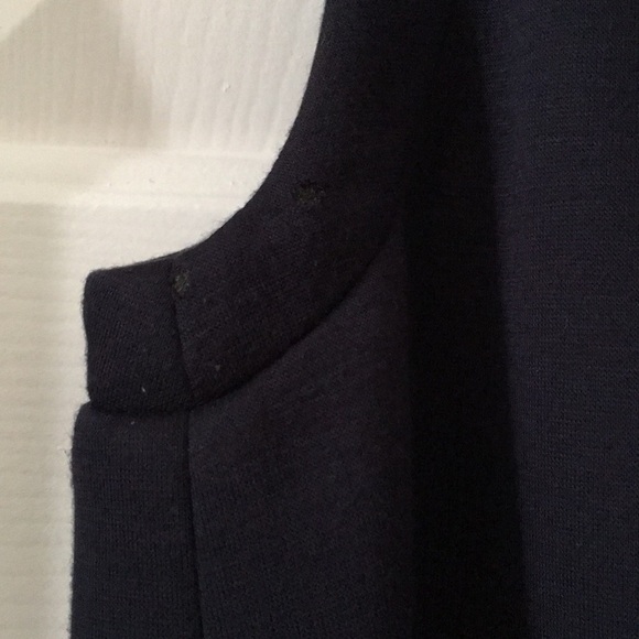 Madewell Navy Neoprene Swing Dress - Picture 5 of 5